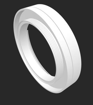 Camera lens filter adapter 43mm to 52 mm