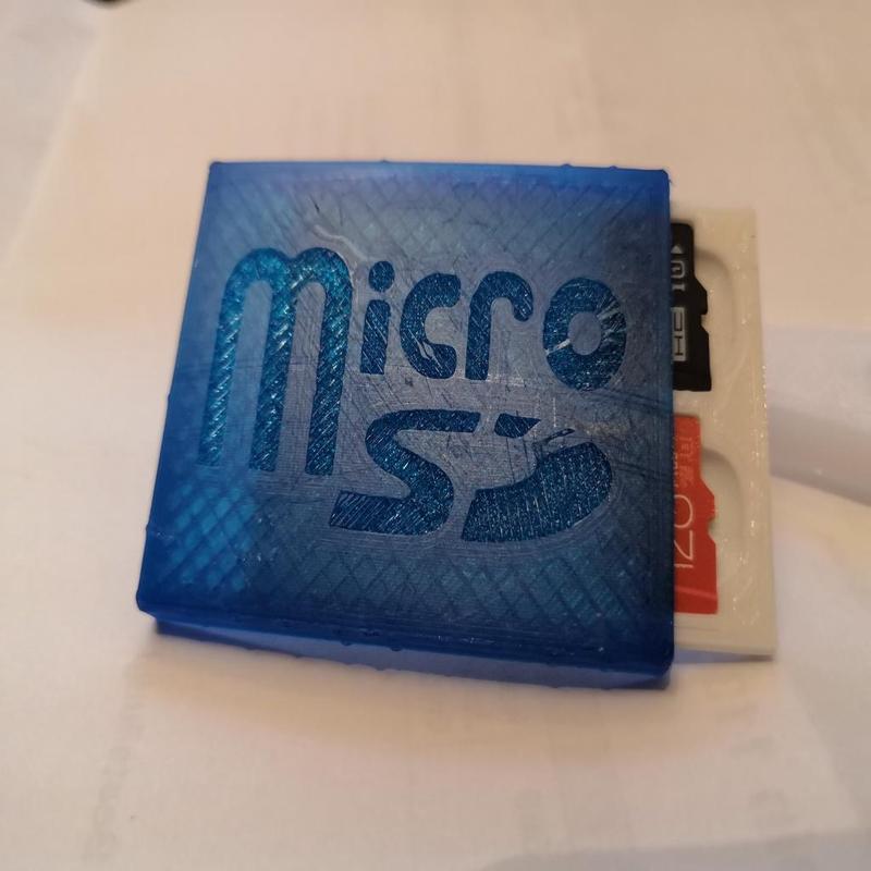 6x Micro SD card slim holder storage