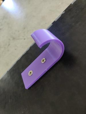 Basic easel or board mounting hooks for Pikler style frame