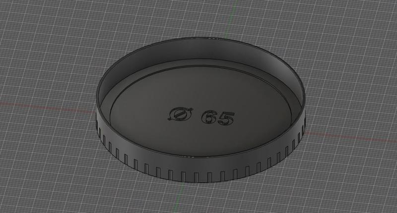 Lens cap (parametric)
