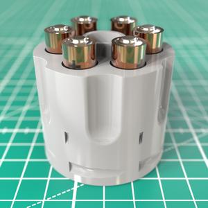 Revolver AAA Battery Holder