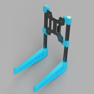 Vesa mount keyboard holder