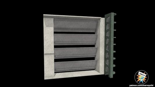 Star Wars Morak Refinery Window Diorama for 3.75" and 6" figures