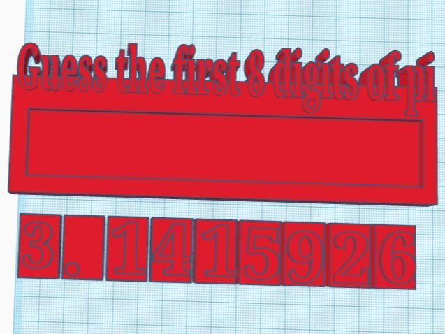 Guess the first 8digits of pi