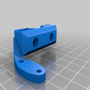 Heavy Duty customisable modular e3D V6 mount cover bltouch