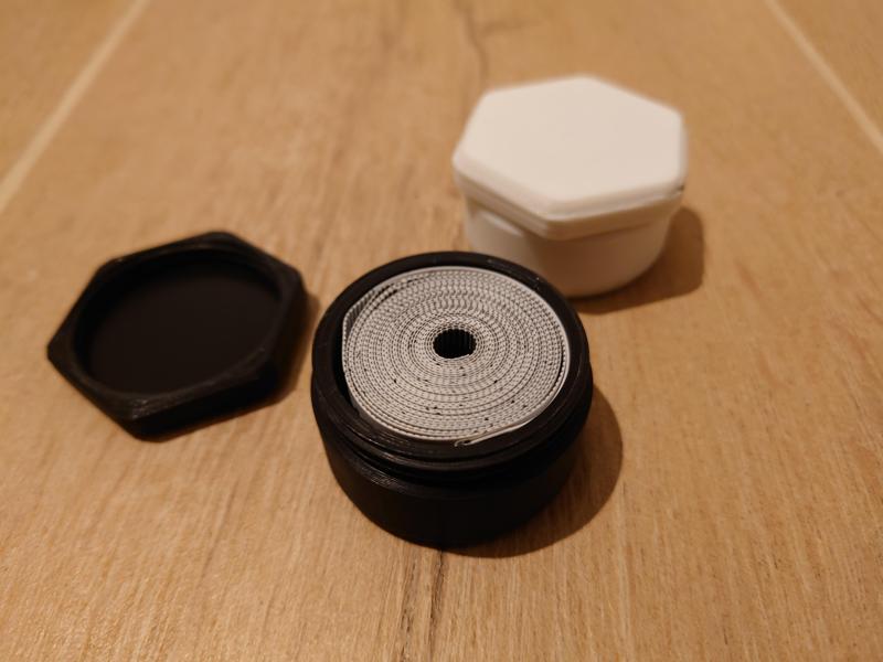 Small Tape Measure container