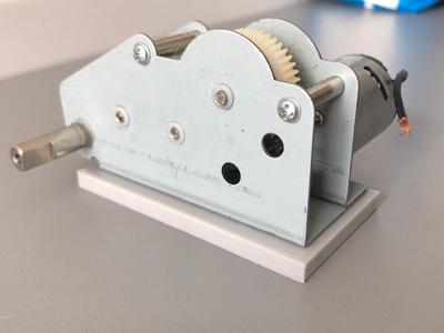 Heng Long gearbox mounting plate (STEP file)