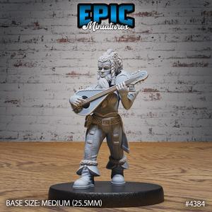 Bearded Female Dwarf Bard ‧ DnD Miniature ‧ Tabletop Miniatures ‧ Gaming Monster ‧ 3D Model ‧ RPG ‧ DnDminis ‧ STL FILE