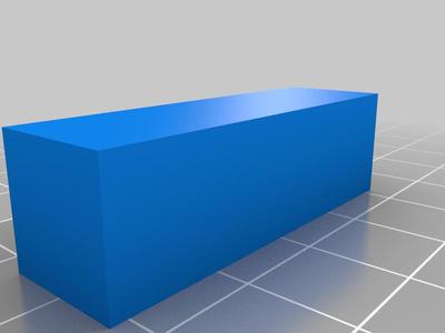 Hollow Plastic Bar (Used as a battery retainer)