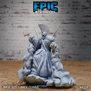 God Hades Avatar Magic ‧ DnD Miniature ‧ Tabletop Miniatures ‧ Gaming Monster ‧ 3D Model ‧ RPG ‧ DnDminis ‧ STL FILE