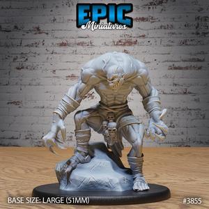Claw Ghoul ‧ DnD Miniature ‧ Tabletop Miniatures ‧ Gaming Monster ‧ 3D Model ‧ RPG ‧ DnDminis ‧ STL FILE