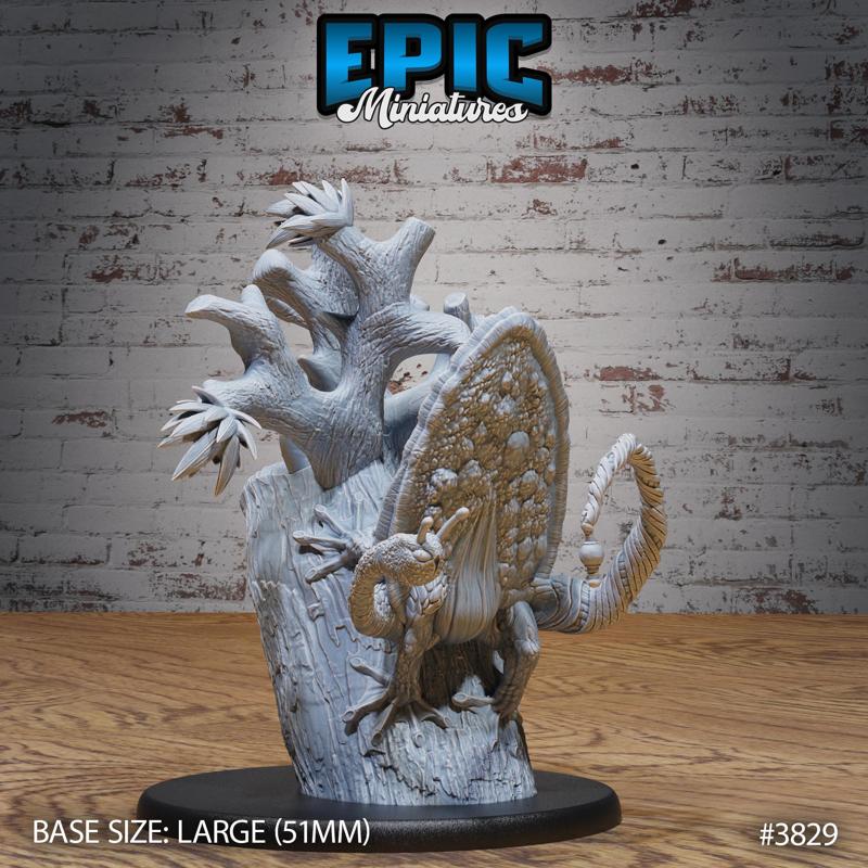 Exotic Rain Forest Creature Climbing ‧ DnD Miniature ‧ Tabletop Miniatures ‧ Gaming Monster ‧ 3D Model ‧ RPG ‧ DnDminis ‧ STL FILE