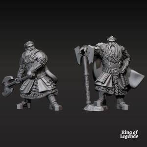 2x Kalak King | Kalak Dwarves | Fantasy | Ring of Legends