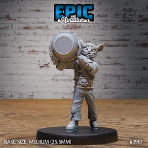 Kobold Pirate Worker ‧ DnD Miniature ‧ Tabletop Miniatures ‧ Gaming Monster ‧ 3D Model ‧ RPG ‧ DnDminis ‧ STL FILE