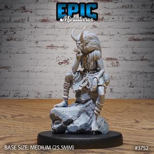Oni Rival ‧ DnD Miniature ‧ Tabletop Miniatures ‧ Gaming Monster ‧ 3D Model ‧ RPG ‧ DnDminis ‧ STL FILE