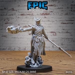 Infernal Knight Magic ‧ DnD Miniature ‧ Tabletop Miniatures ‧ Gaming Monster ‧ 3D Model ‧ RPG ‧ DnDminis ‧ STL FILE