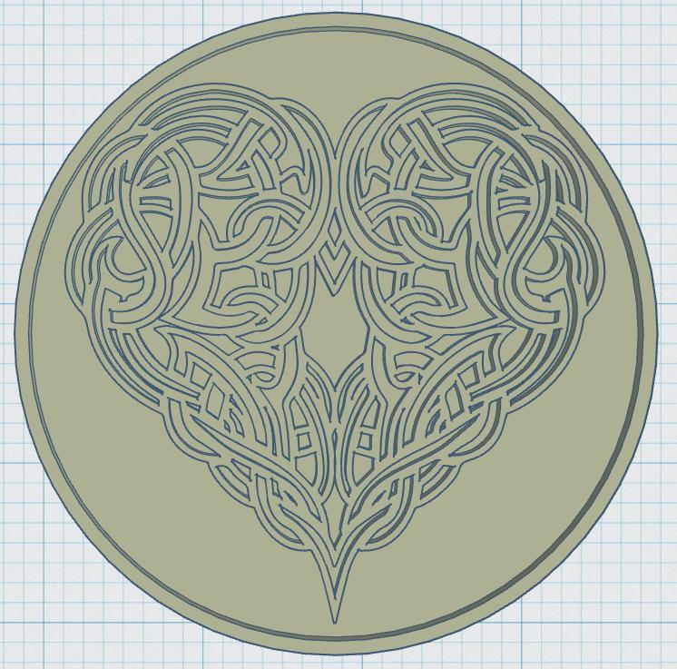 Celtic Symbol Coaster 37