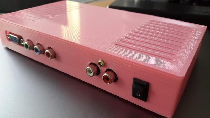 GBS 8200 Yellow Button Version Housing with SCART and RCA Audio