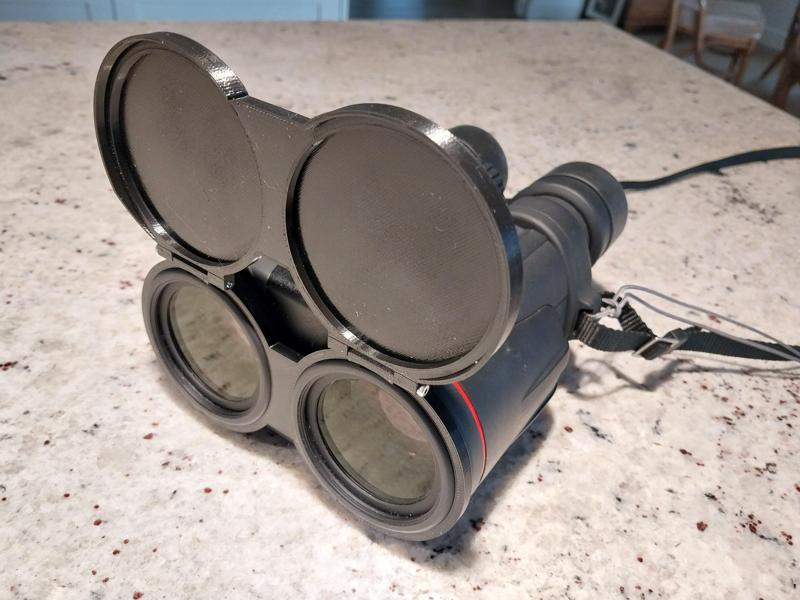 Canon 10x42 L IS WP binocular lens caps