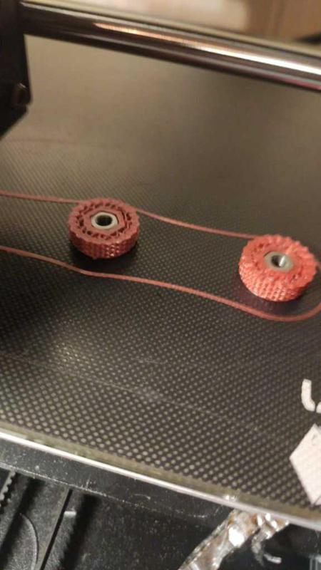 M4 Thumb Wheel with Nut Insert Long version