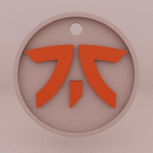 Fnatic logo keychain