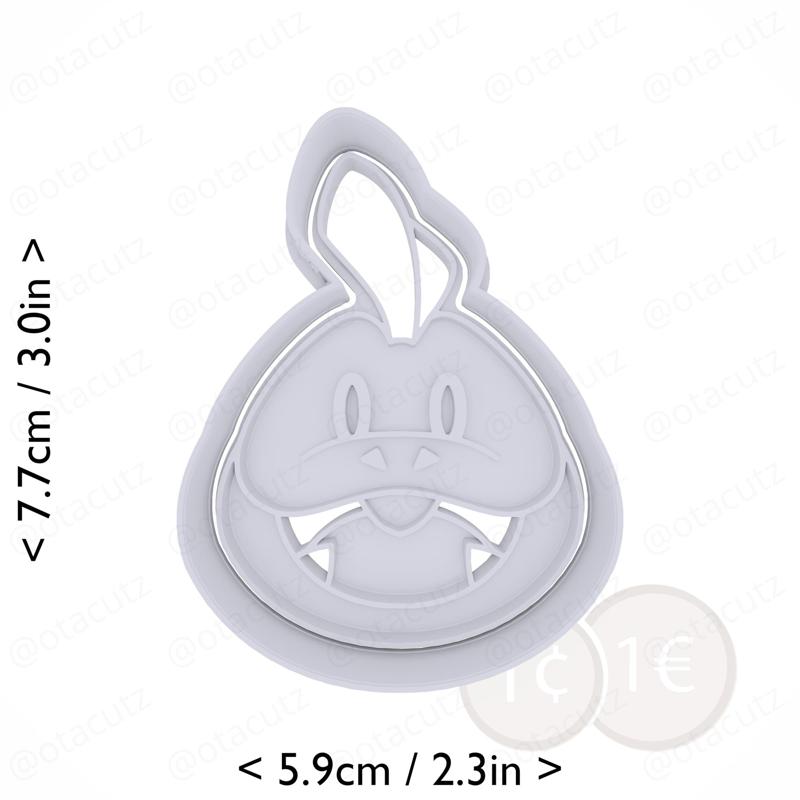 #0909 Fuecoco Cookie Cutter / Pokémon