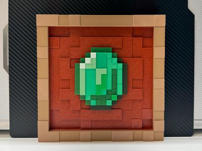 Emerald - Minecraft Item Frame
