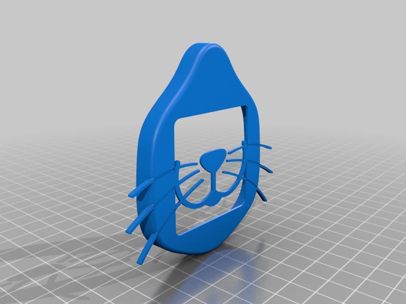 Cat Face Plate for Montana Mask