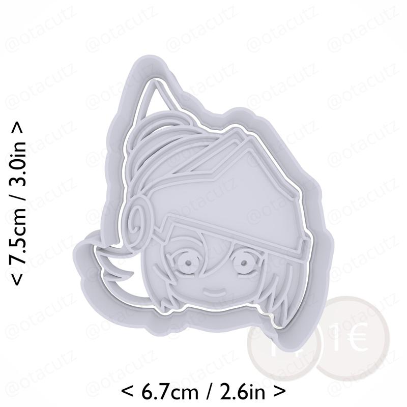 Black Magician Girl Cookie Cutter / YuGiOh