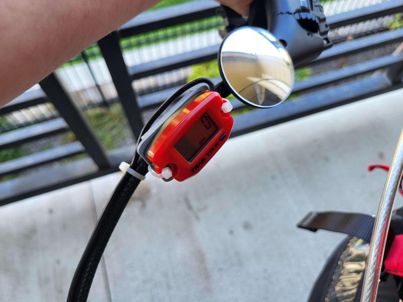 Paramotor tachometer Mount