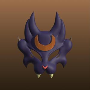 Moon lion mask