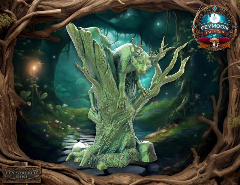 Fey Stalker Miniature - Pre-supported!