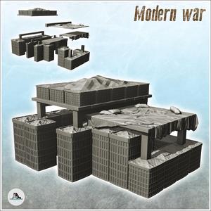 Fortified shooting range with roof and hesco (8) - Cold Era Modern Warfare Conflict World War 3 RPG Afghanistan Iraq