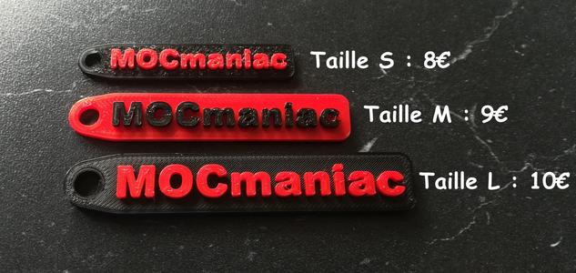 Customizable two-color keyring