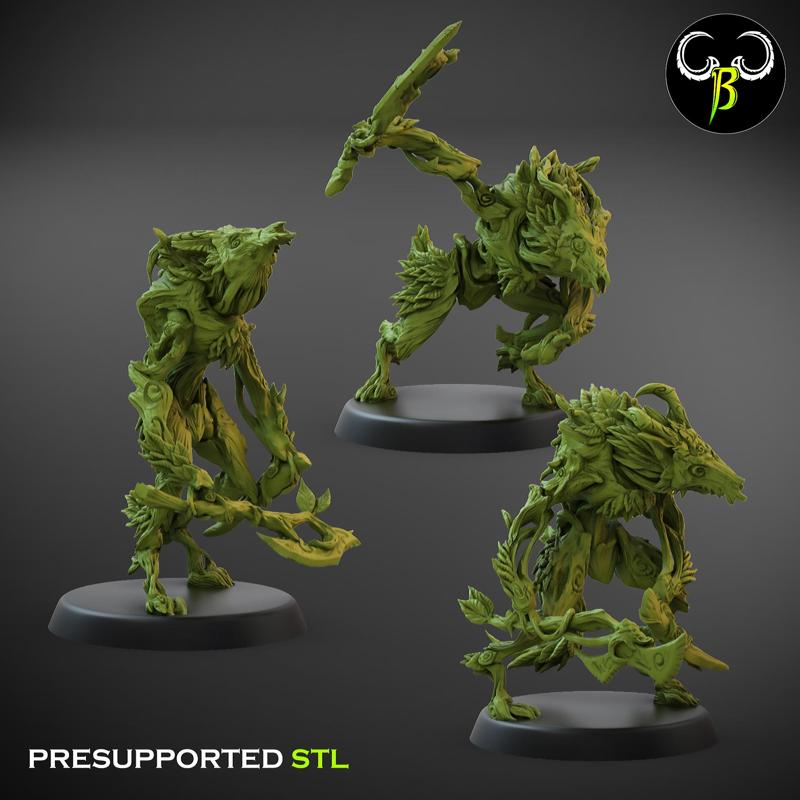 Ferocious Spirit Axe Set B