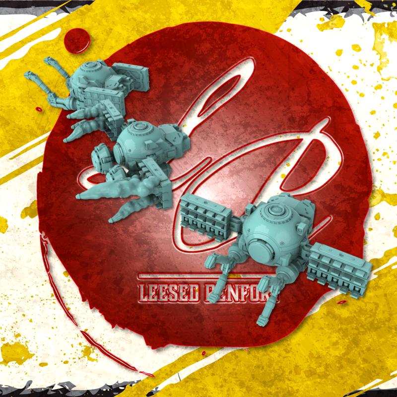 Federation Enclave Missile Drone Set