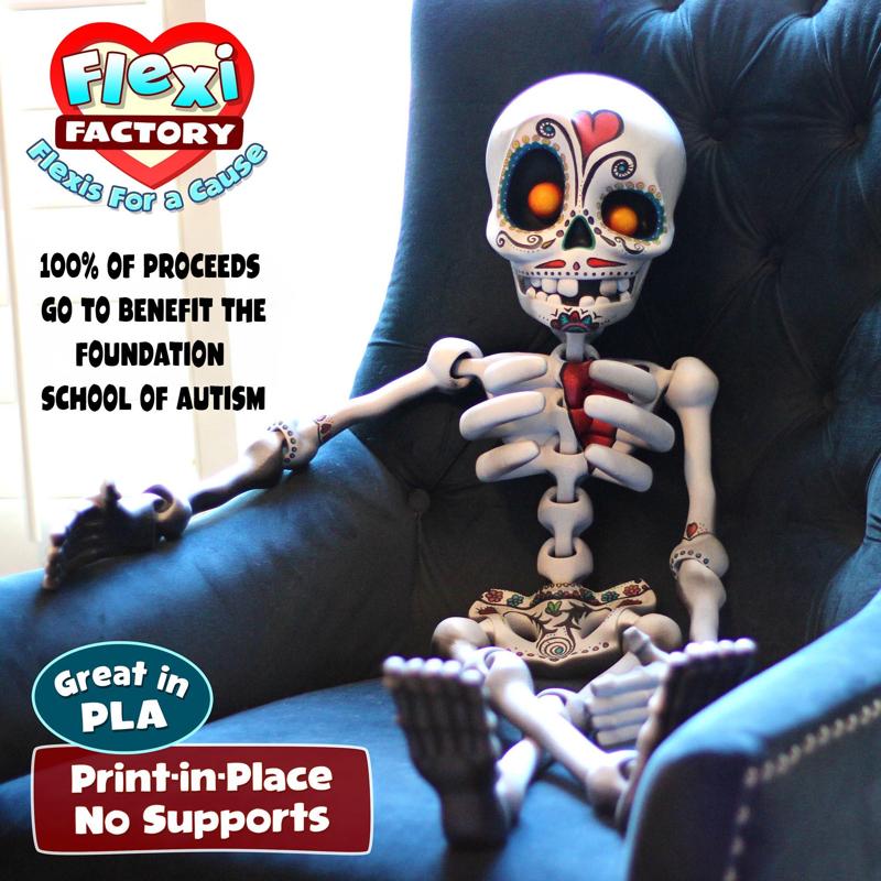 Flexi Factory/Flexis For A Cause XXL Skeleton