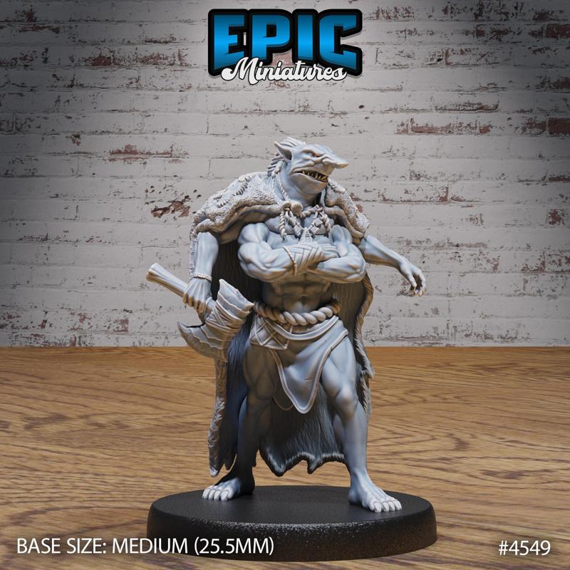 Savanna Troll ‧ DnD Miniature ‧ Tabletop Miniatures ‧ Gaming Monster ‧ 3D Model ‧ RPG ‧ DnDminis ‧ STL FILE