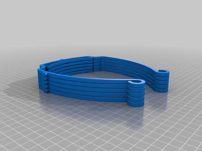Bulk print faceshield 3 holes 5x 2x 