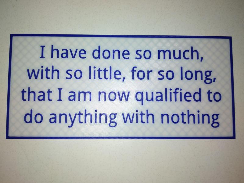 Statement of Qualification