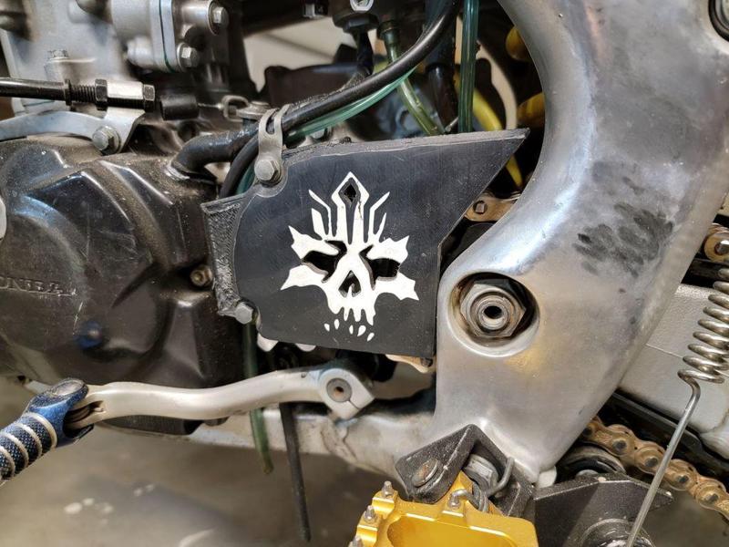 07 CRF 250R Chain and Sprocket Cover