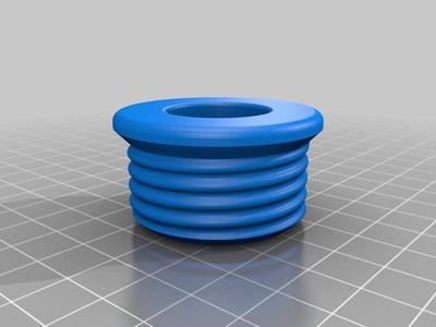 Short adapter for a medical HEPA filter to a Nato gas mask