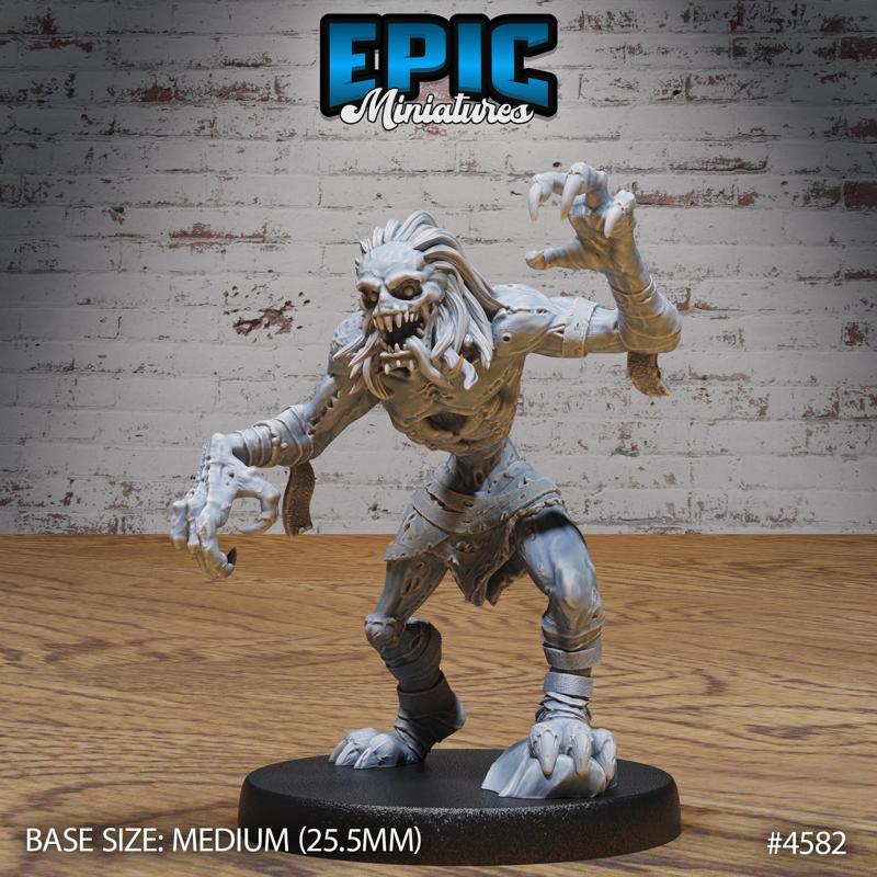 Ghoul Classic ‧ DnD Miniature ‧ Tabletop Miniatures ‧ Gaming Monster ‧ 3D Model ‧ RPG ‧ DnDminis ‧ STL FILE