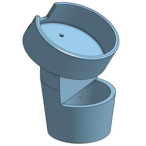 Echo dot 2 car cup mount bracket