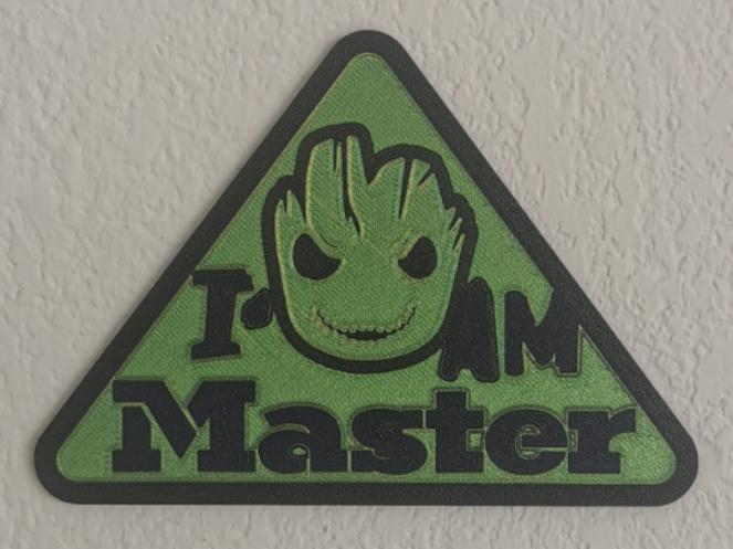 signaling baby groot, i am master