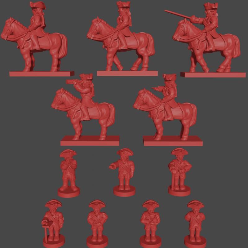 6-15mm British SYW HQ & Command Set (SYW-GB-4)