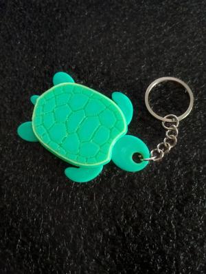 Tic Tac Toe Turtle Keychain