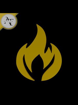 Simple Flame Symbol - 2D Art
