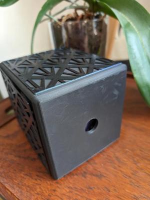 Art Deco Tissue Box Bottom Lid