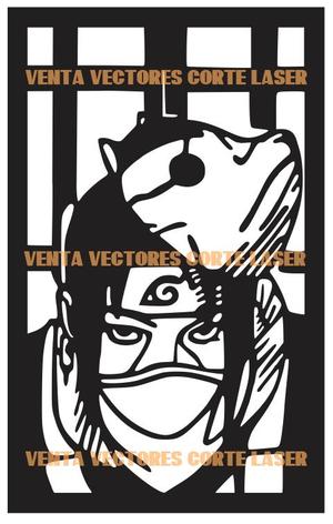 NARUTO - ITACHI 2 WALL ART DECORATION - ANIME 3D PRINTING AND LASER CUTTING